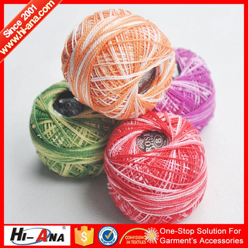 20 QC staffs ensure the quality Cheap color cotton into thread