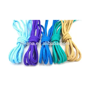 Outdoor shoelaces / round color round belt climbing sports laces 1.3 wholesale