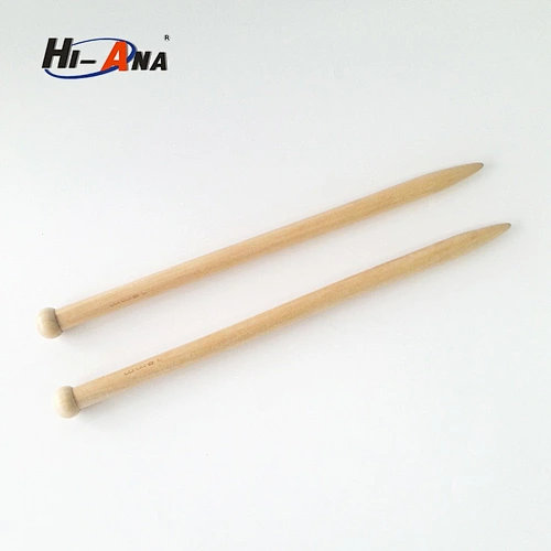 25cm bamboo knitting needles