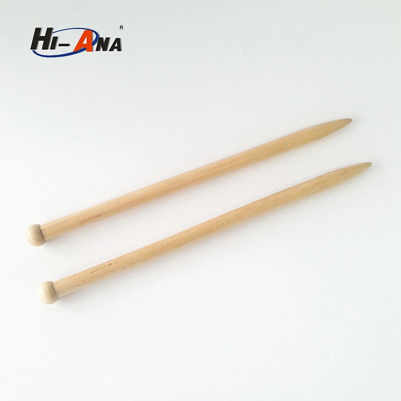 25cm bamboo knitting needles