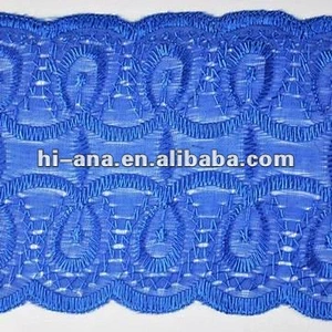 width: 4 inch fashion hot embroidery tc lace.china supplier