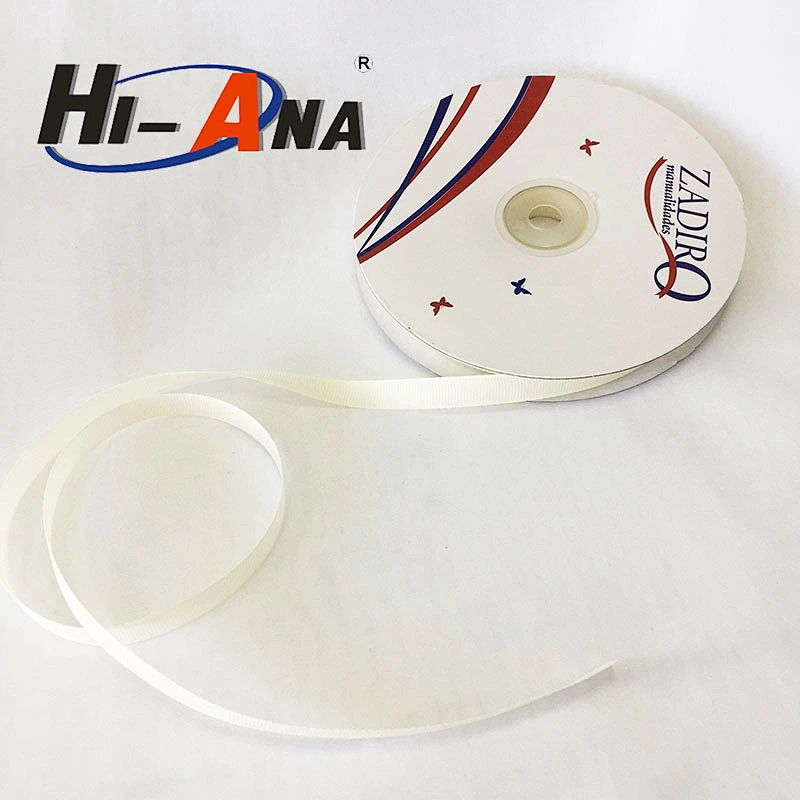 Custom made print logo Cheaper gross grain ribbon
