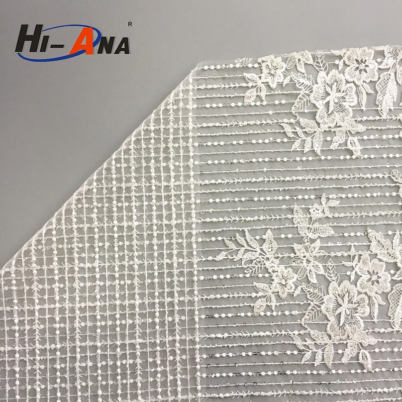 hi-ana lace1 Direct factory prices Good Price organic cotton lace fabric