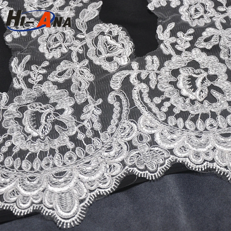 hi-ana lace1 Accept OEM new products team Top quality embroidered lace
