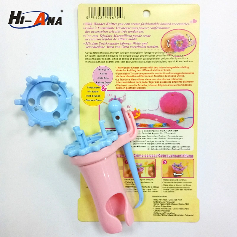 DIY Braided Rope/ Knitting Looms Tools changeable Spool Knitter Knitting Loom Crochet Knitting Tool