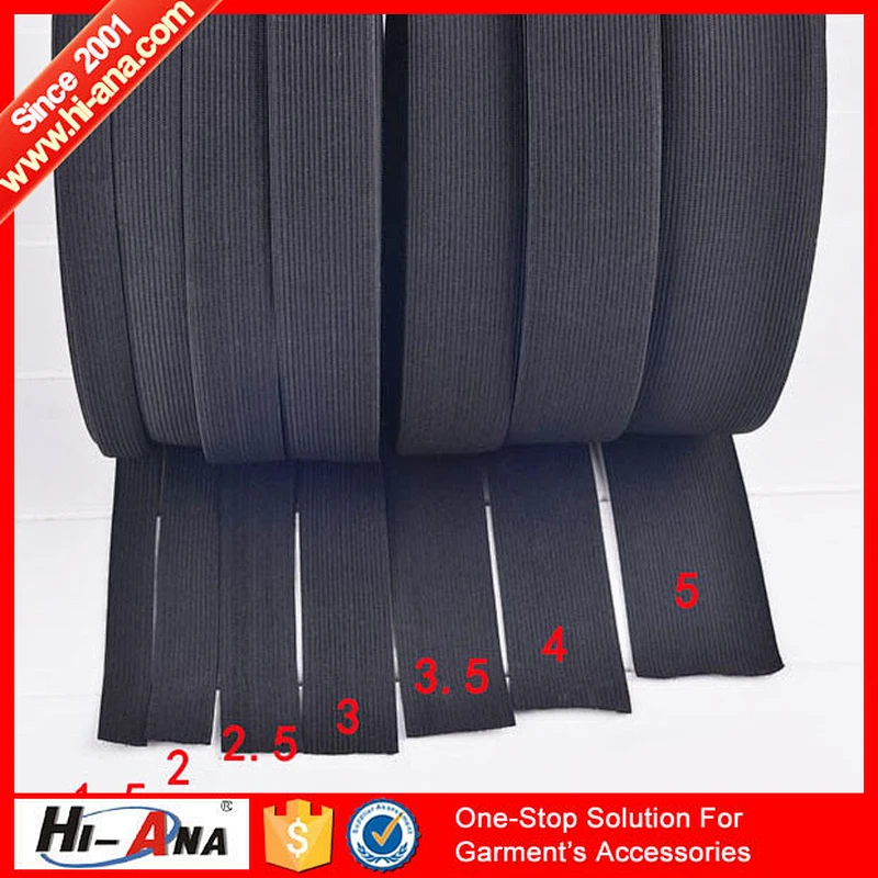 hi-ana ribbon2 5.5 million units monthly from a 15year supplier Hot sale elastic rubber band