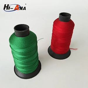 Custom made print logo Top quality nylon sewing thread