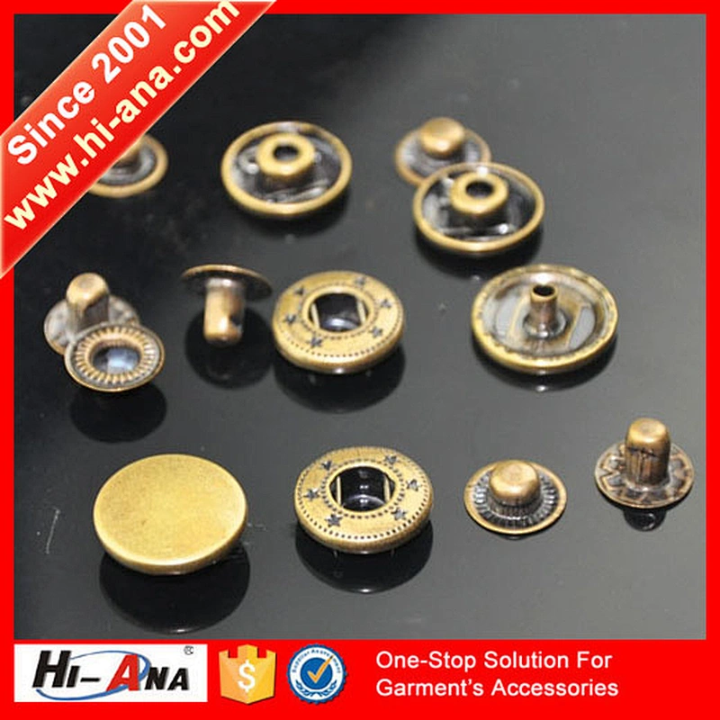 hi-ana button2 ISO 9001:2000 certification Fashion garment hidden snap button