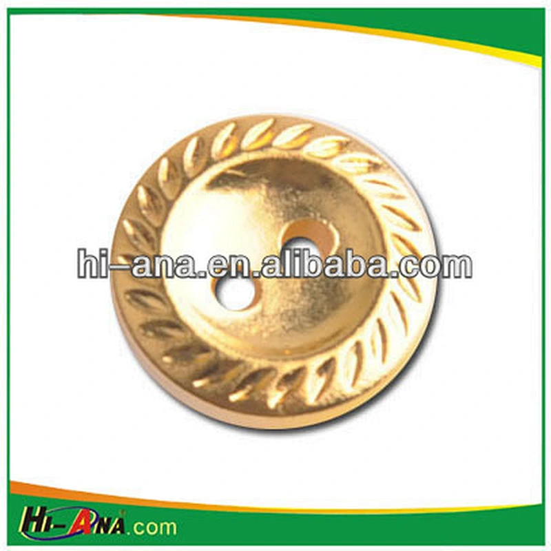 ABS gold plastic button
