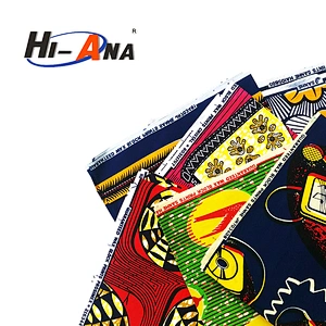hi-ana fabric2 Accept custom top quality customization Fancy super wax fabric