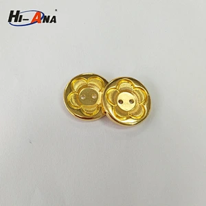plating gold shank plastic sewing button