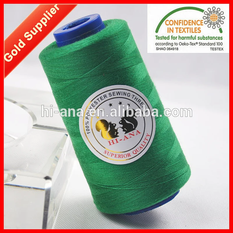 100% Polyester High Tenacity Sewing Thread