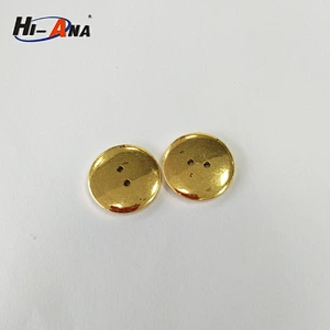 fashion button/gold buttons made plastic