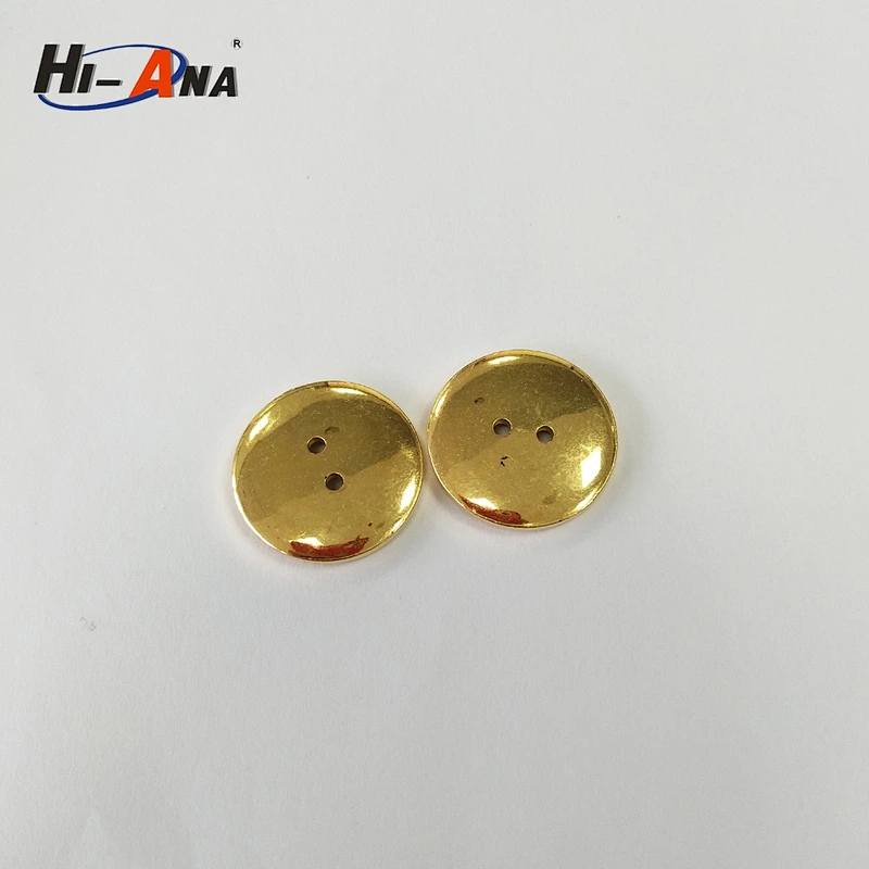 fashion button/gold buttons made plastic