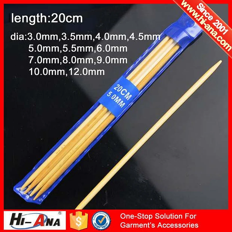 hi-ana tailor2 Familiar in OEM and ODM Hot sale bamboo knitting needles
