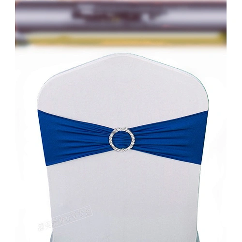 Cheap Hot Sale Traditional Wedding Royal Spandex Chair Cover Sashes