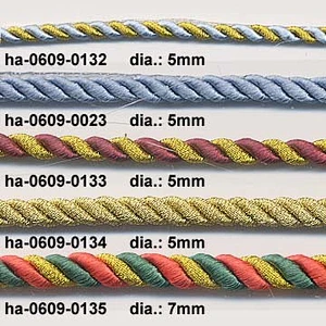 polyester twisted rope for decoration