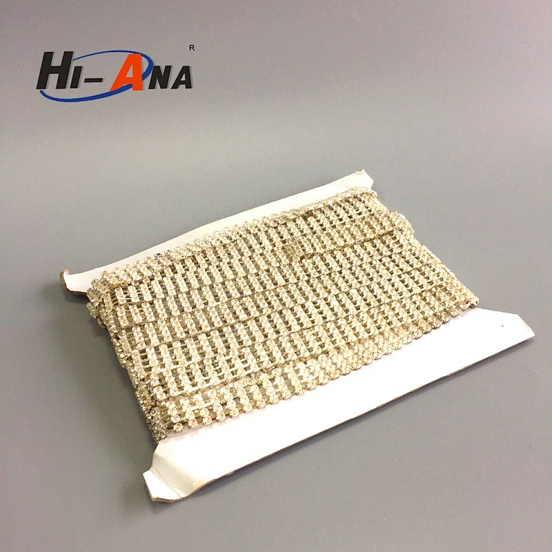 hi-ana rhinestone2 Stict QC 100% Quality promotional diamante trim