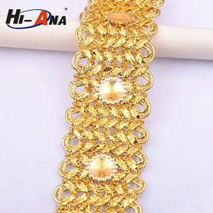 width:60mm.elastic sequins trimming with 6mm Flat China supplier