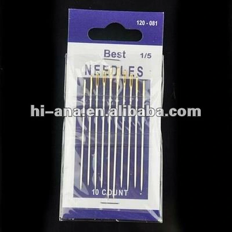 10 count per card hand sewing needles kit China supplier