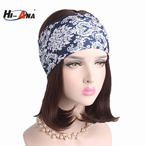 wholesale 2018 New trade two-tone braided head cap India turban hat for women