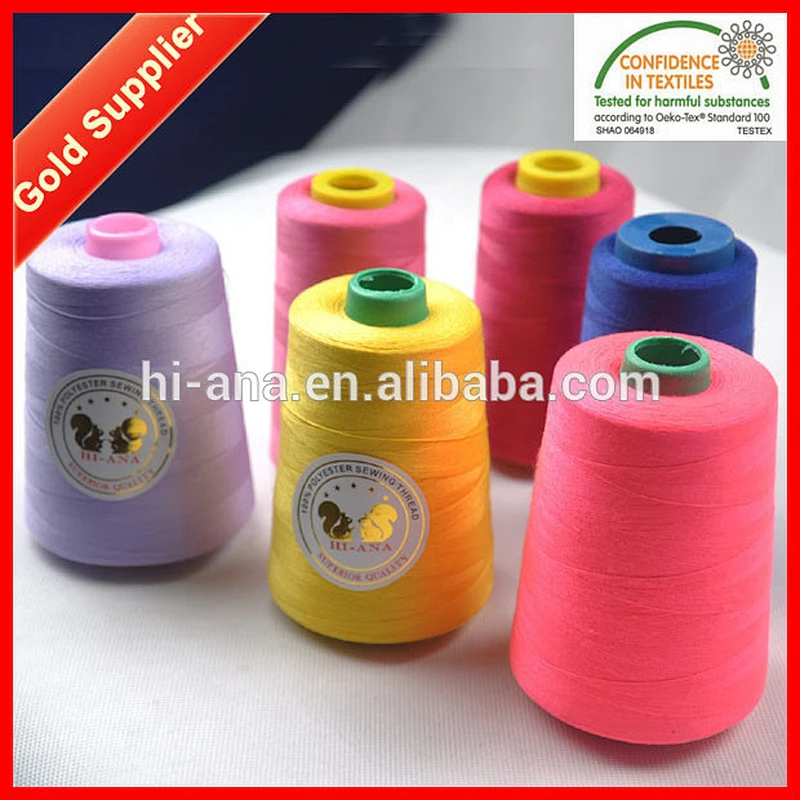 Fancy 100% Polyester Sewing Thread In China