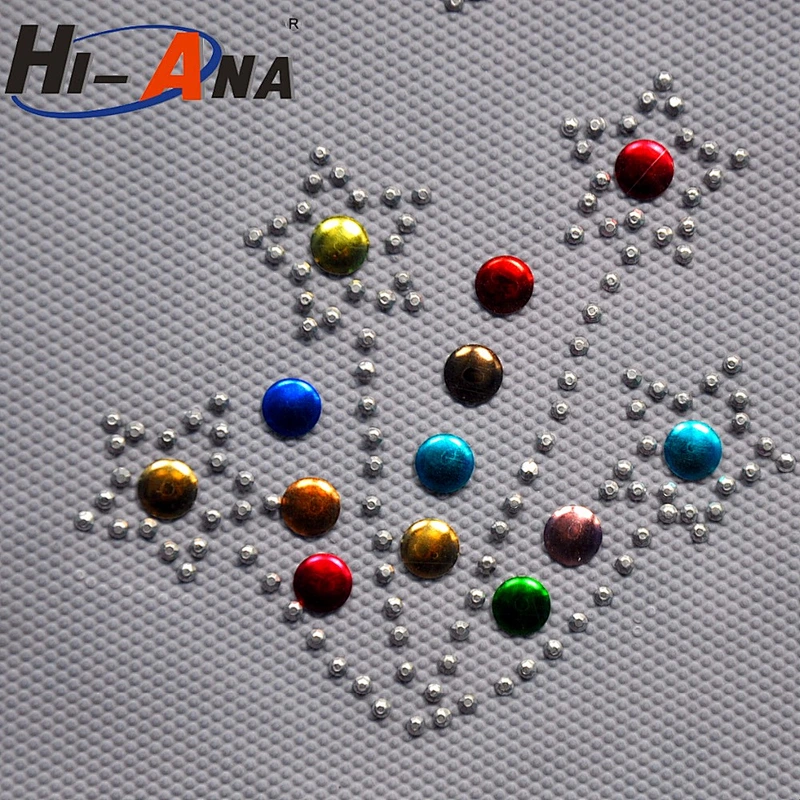 20 QC staffs ensure the quality Custom Gift rhinestone heat transfers