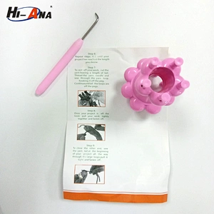 Fashion Plastic Spool Crochet Loom Knitter Knitting Yarn Wool Rope knitting loom