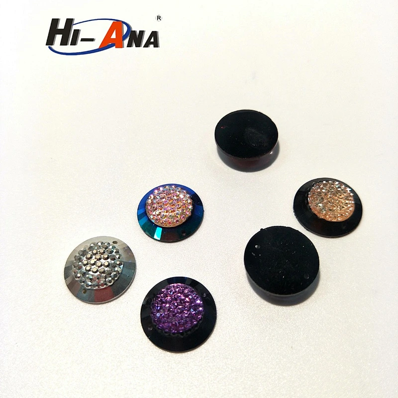 hi-ana rhinestone2 Stict QC 100% Popular design acrylic flat back rhinestones