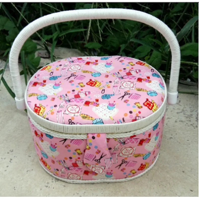hi-ana Sewing kit 8 Needle box box to accept basket basket basket weaving needle - line baskets