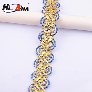 width:40mm.sequins trimming with 6mm Flat China supplier