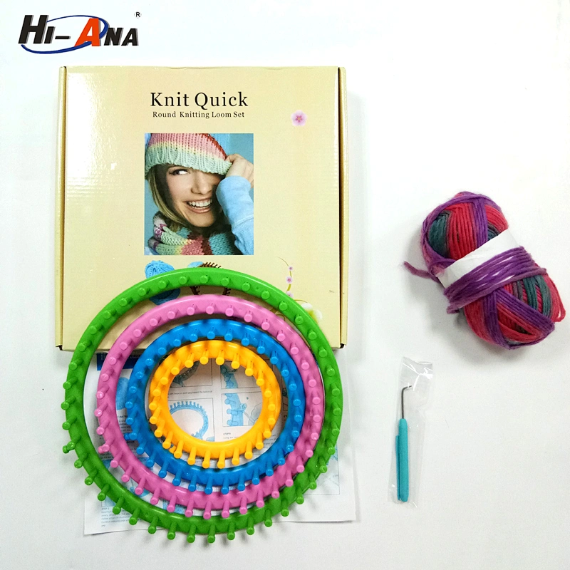 Fashionable Design Various Models Plastic round diy knitting loom patterns