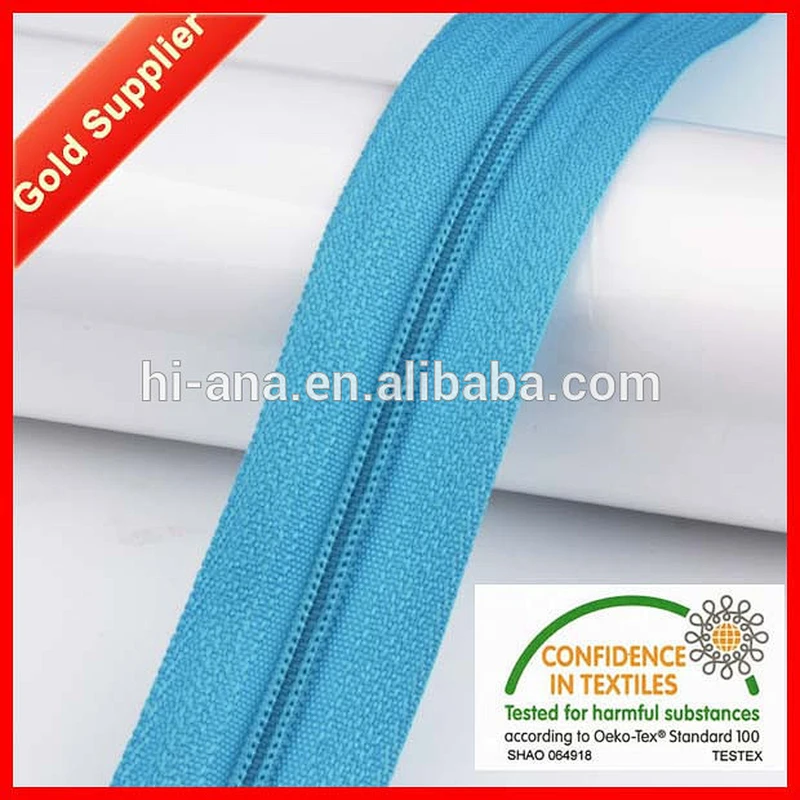 No 3 Nylon Zipper Rolls with 4 Line
