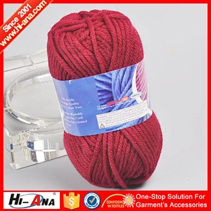 Hot products custom design High tenacity free knitting yarn
