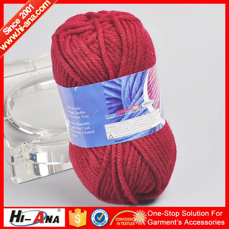 Hot products custom design High tenacity free knitting yarn
