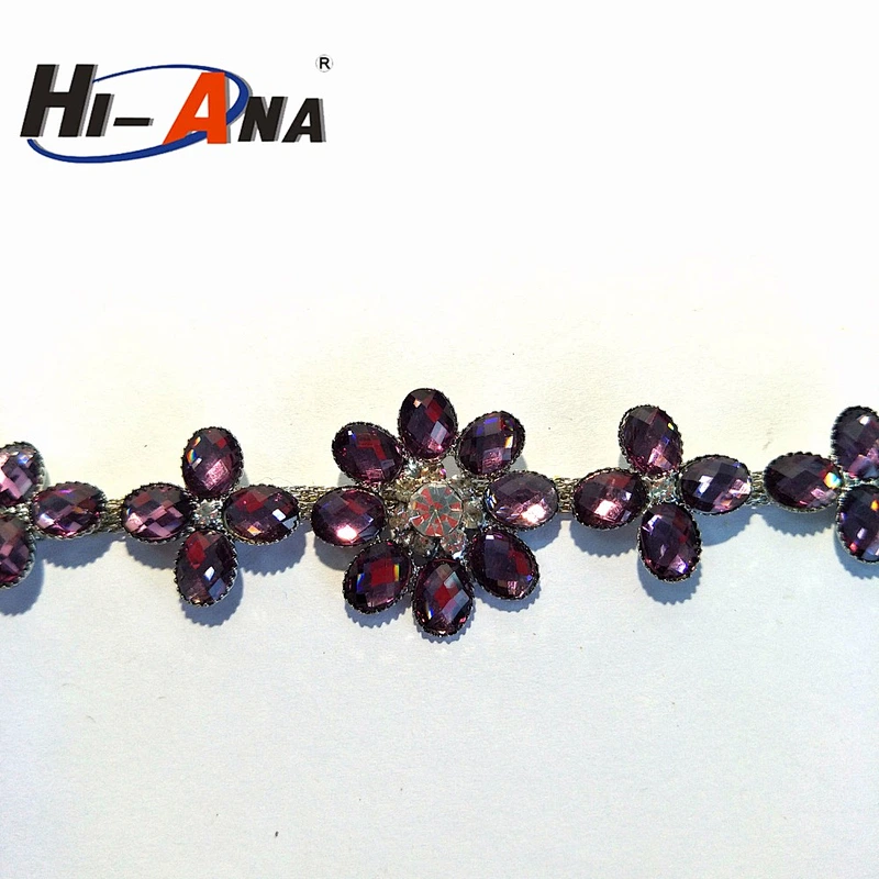 Cheap price china team Wholesale New rhinestone applique trim