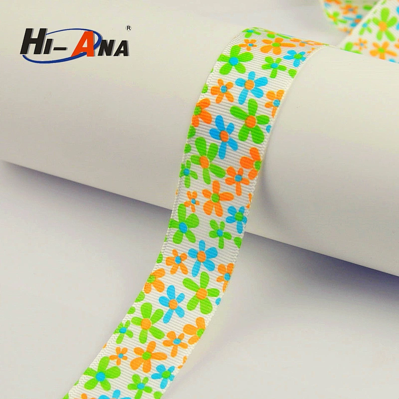 printed satin ribbon
