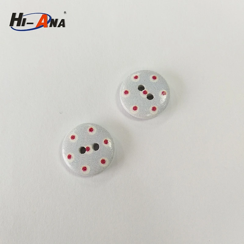 natural wood button