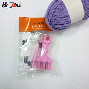 Fashion Plastic Spool Crochet Loom Knitter Knitting Yarn Wool Rope knitting loom