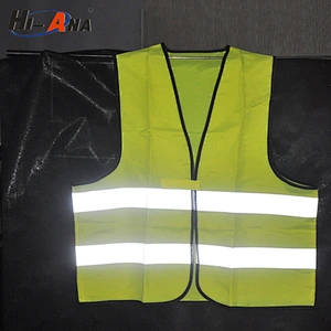 hi-ana reflective1 Free sample available high visibility green safety reflective jacket