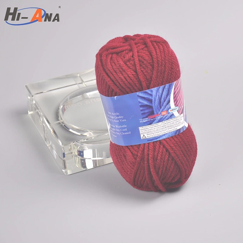 Hot products custom design High tenacity free knitting yarn