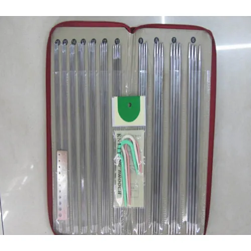 12 Pieces Crochet Hooks Yarn Knitting Needles Sewing Tools Full Set Knit
