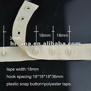 snap button tape size 18x18x18x36mm