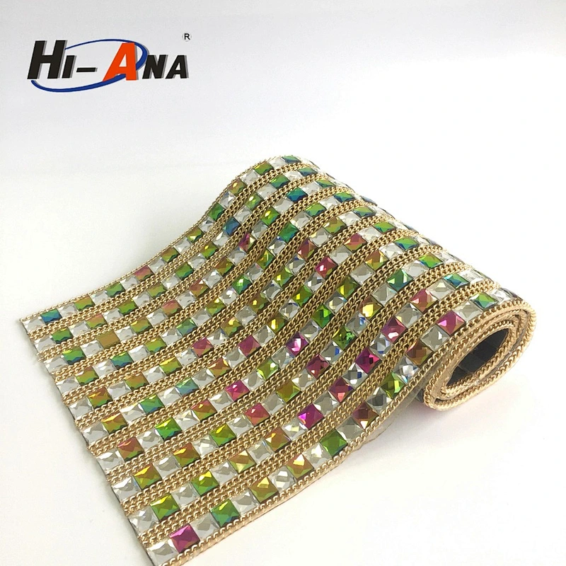 hi-ana rhinestone3 Familiar in OEM and ODM Beautiful rhinestone trim chain