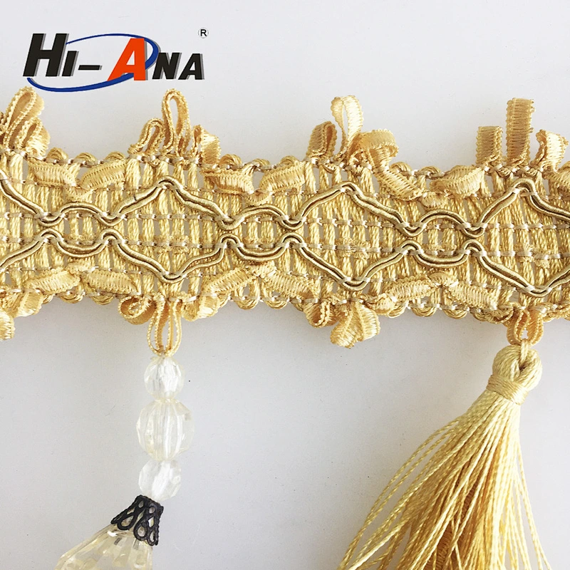 hi-ana trim1 Familiar in oem odm factory new design tassel fringe