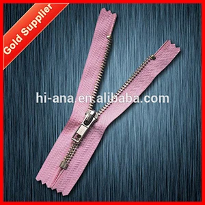 No 5 Metal Zipper Gold Teeth