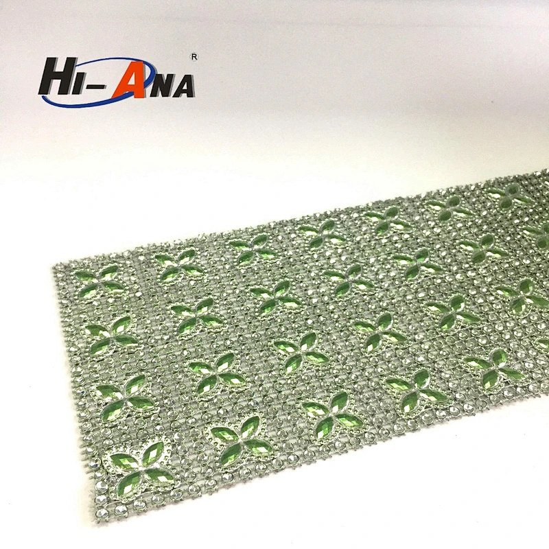 hi-ana trim1 Global brands 10 year new style plastic rhinestone trimming