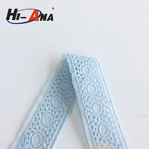 narrow white cotton lace trim
