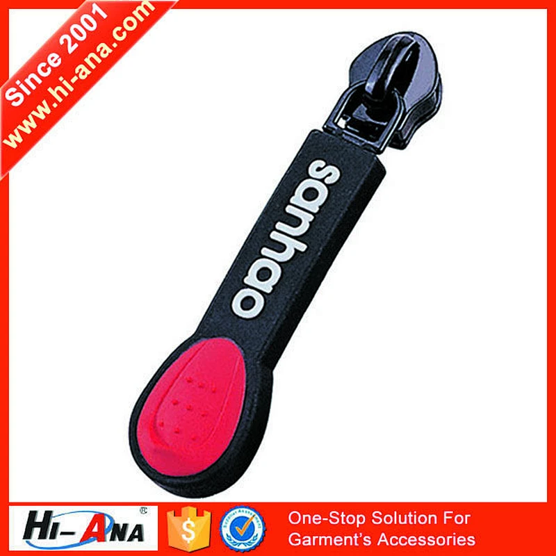 hi-ana zipper1 Fully stocked Wholesale no minimum colored rubber zipper puller