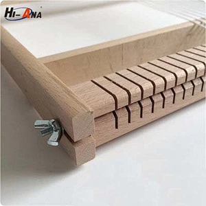 Kids Children Baby Wooden Weaving Loom Toy,Customize ODM OEM knitting toy wooden weaving loom